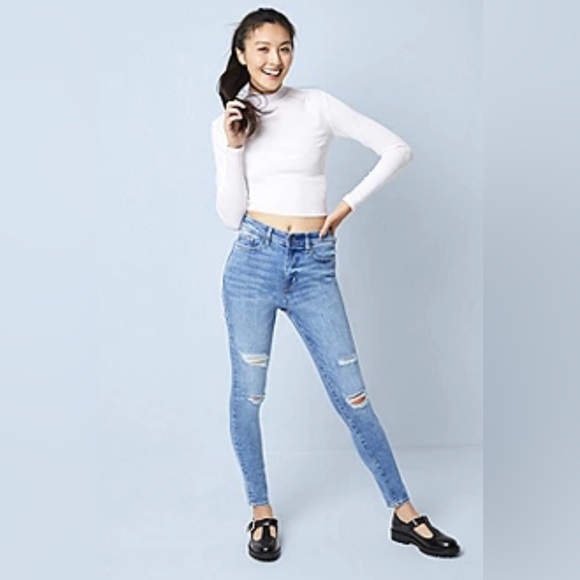 Arizona Womens High Rise Jegging Jean - Picture 1 of 5
